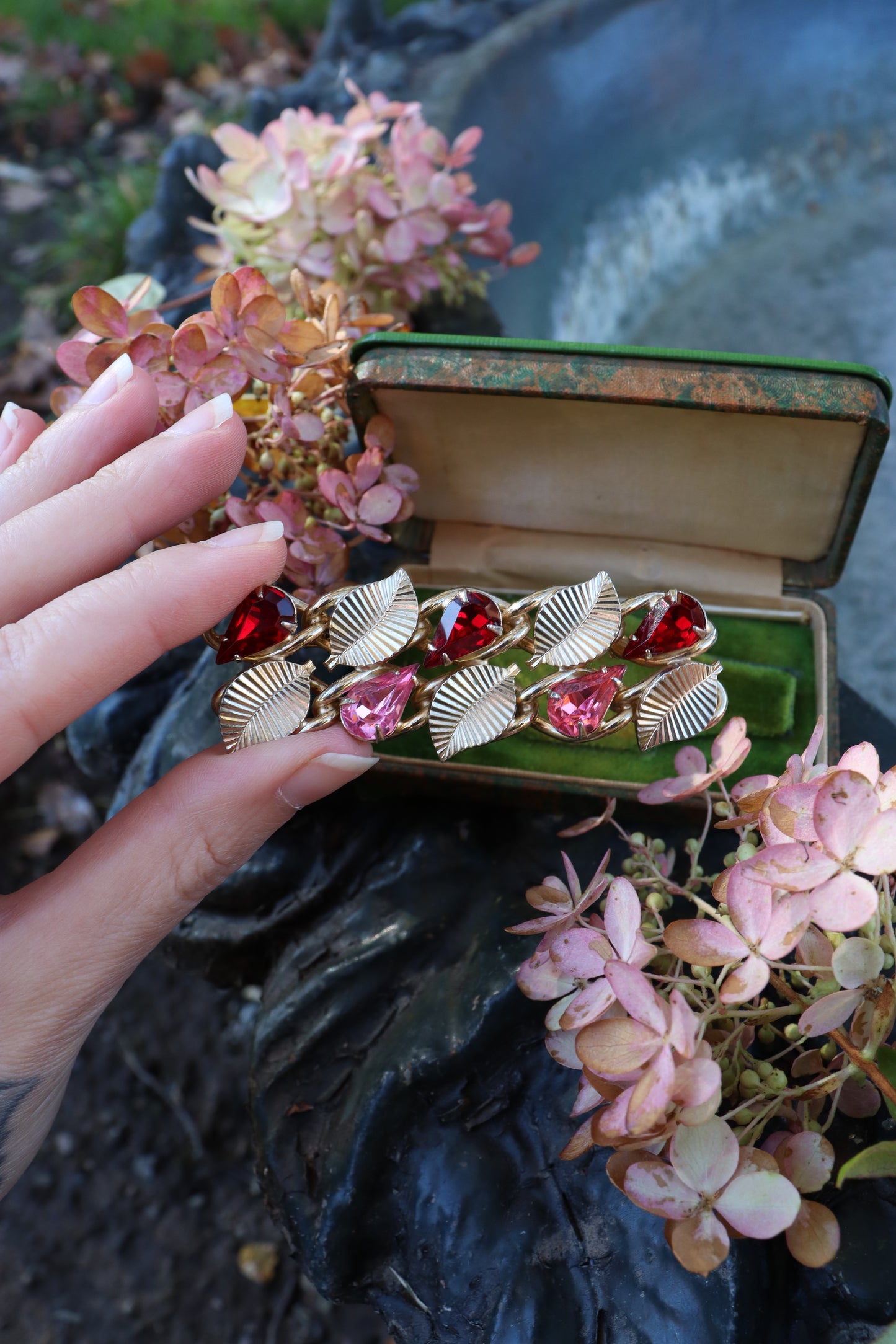 1960s Unsigned Coro Leaf Brooch