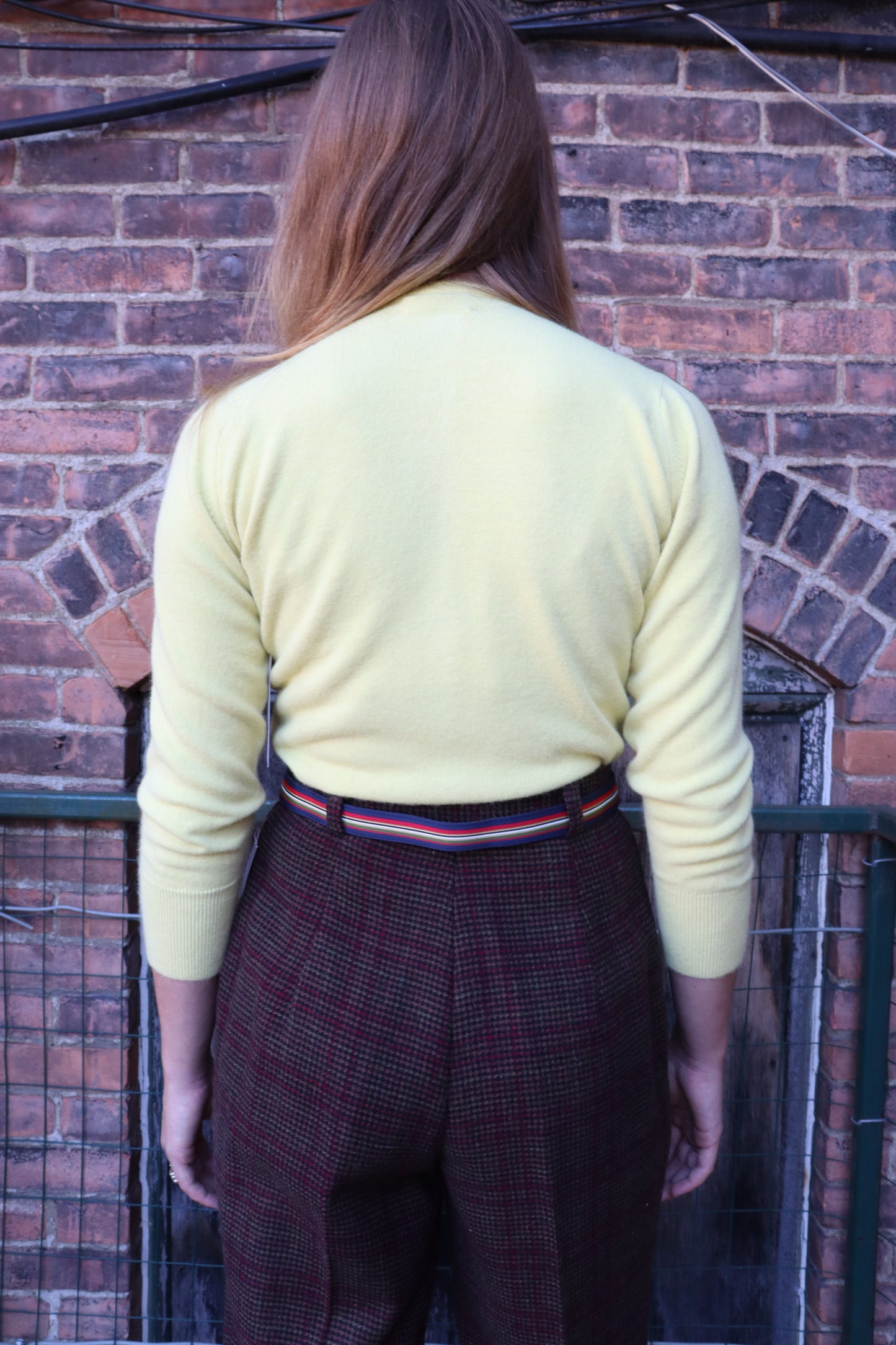 1980's Striped Ribbon Belt