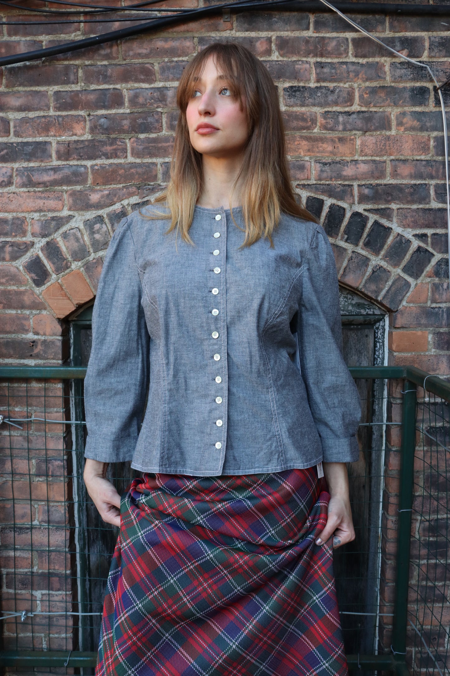 1980's David Warren Edwardian Inspired Button Down