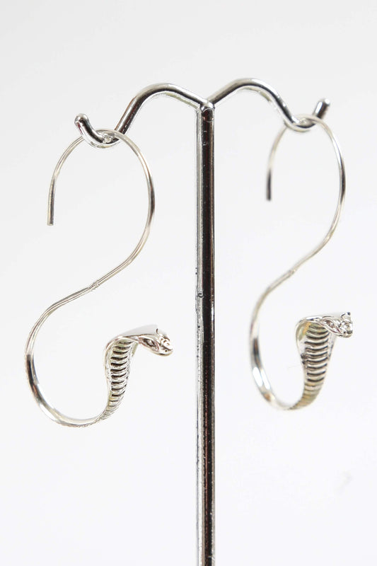 Sterling Cobra Earrings