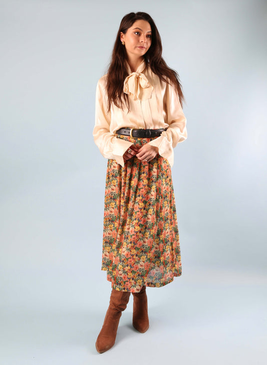 1980's Chanel Silk Blouse