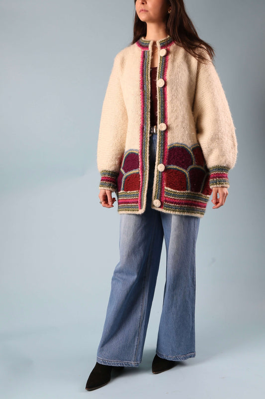 1980's Designer Sirogojno for Giljona Sweater