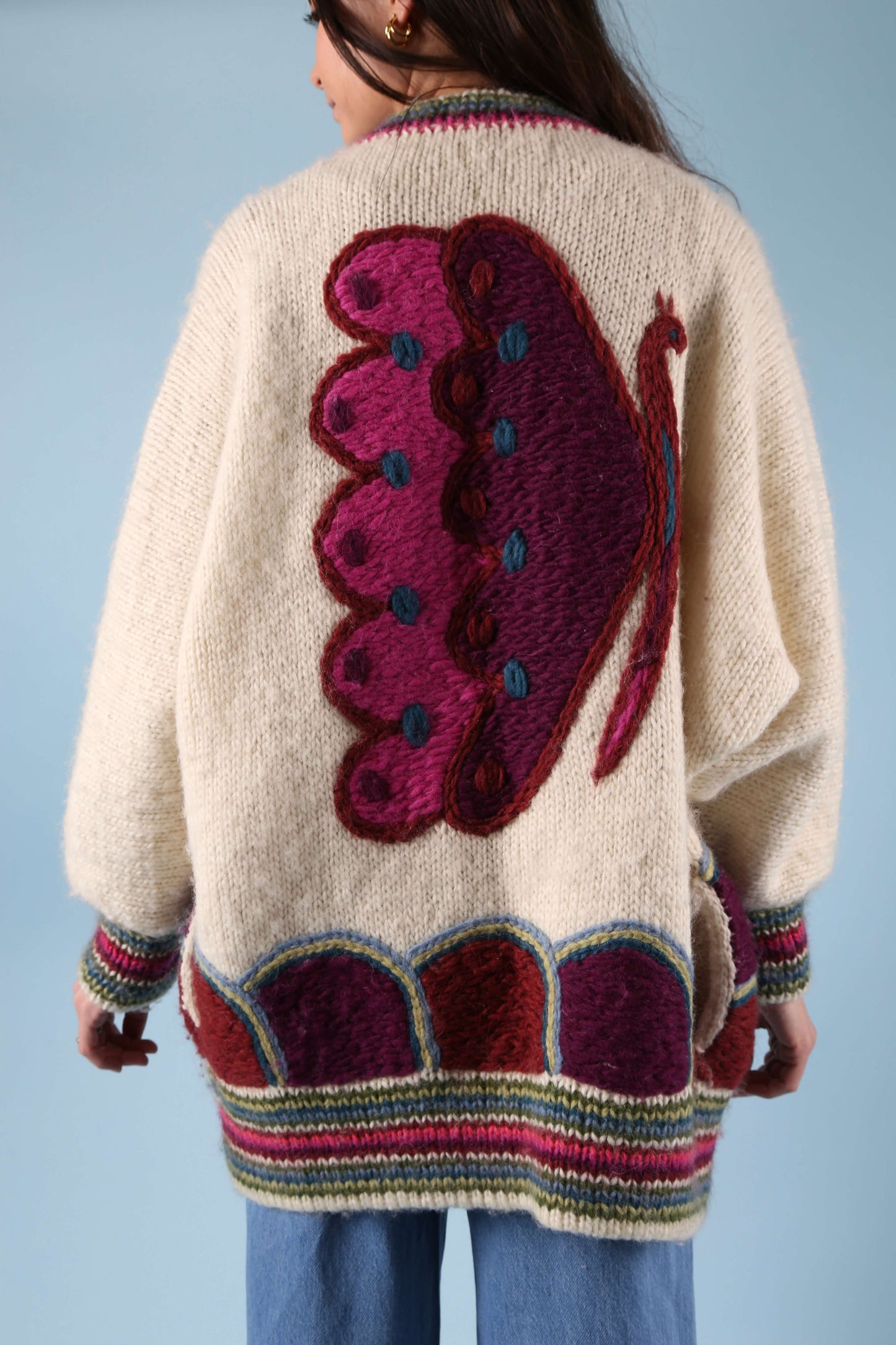 1980's Designer Sirogojno for Giljona Sweater