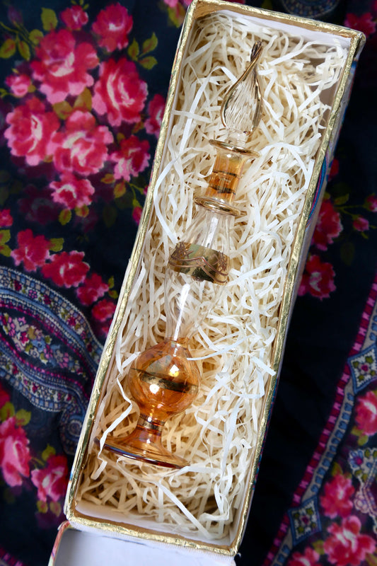 1960's Egyptian Perfume Bottle in Box