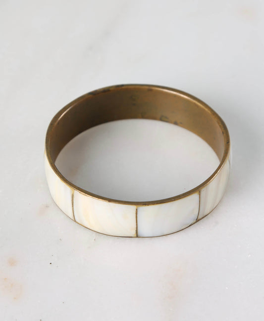 1970's Mother of Pearl Bangle