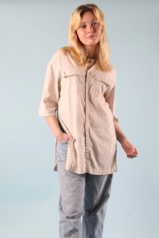 1990's Liz Wear Linen Tunic