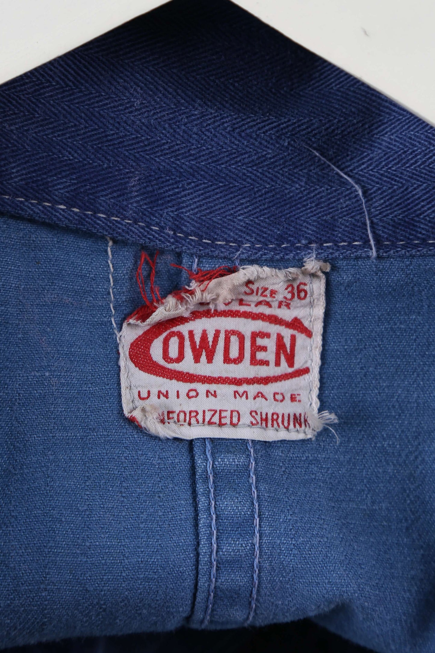 1940's RARE Cowden Denim Workwear Trench
