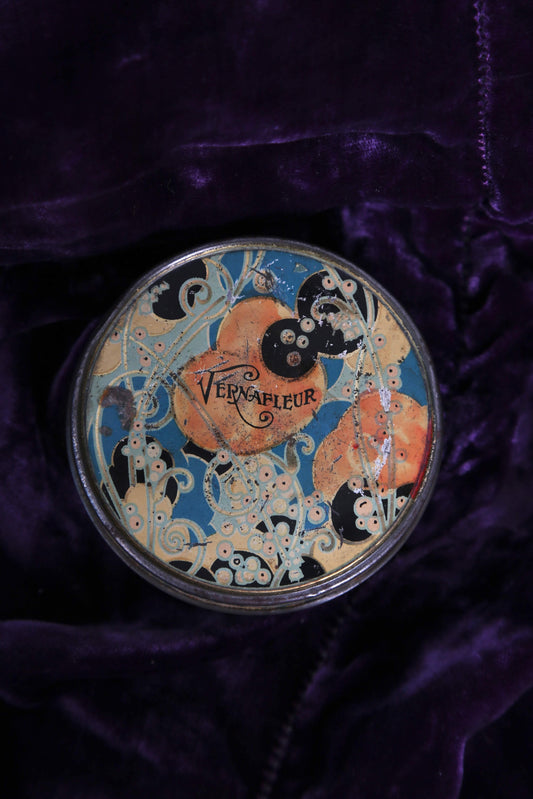 1920's Vernafluer Powder Tin