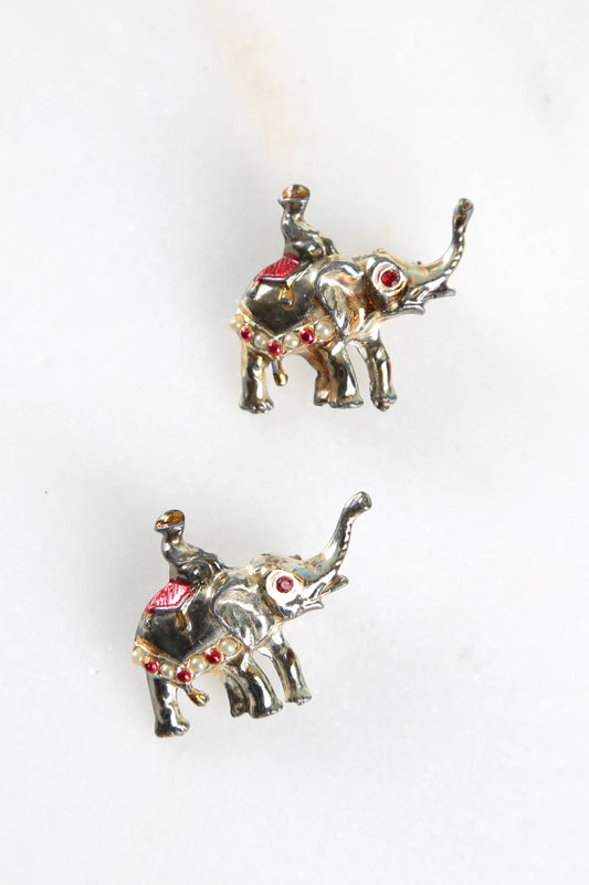 1950's Elephant Rider Scatter Pins