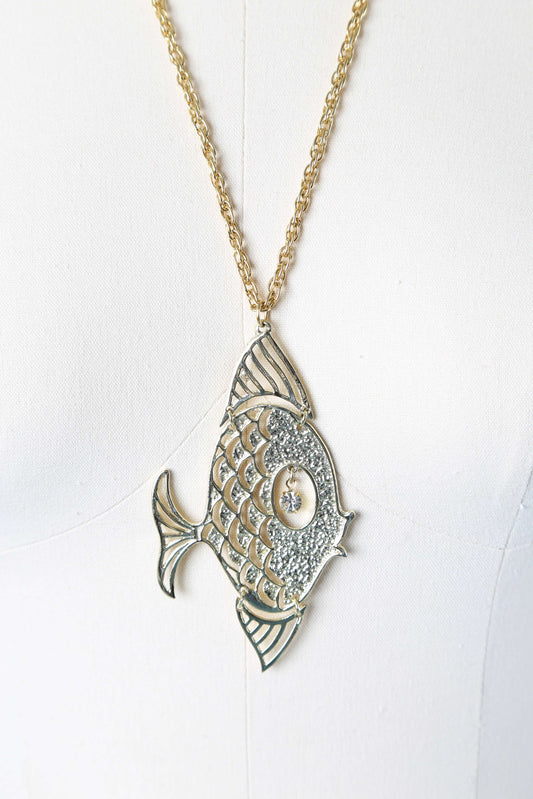 1970's Angelfish Pendant