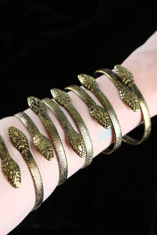 1970's Deadstock Snake Arm Cuff/ Bracelets