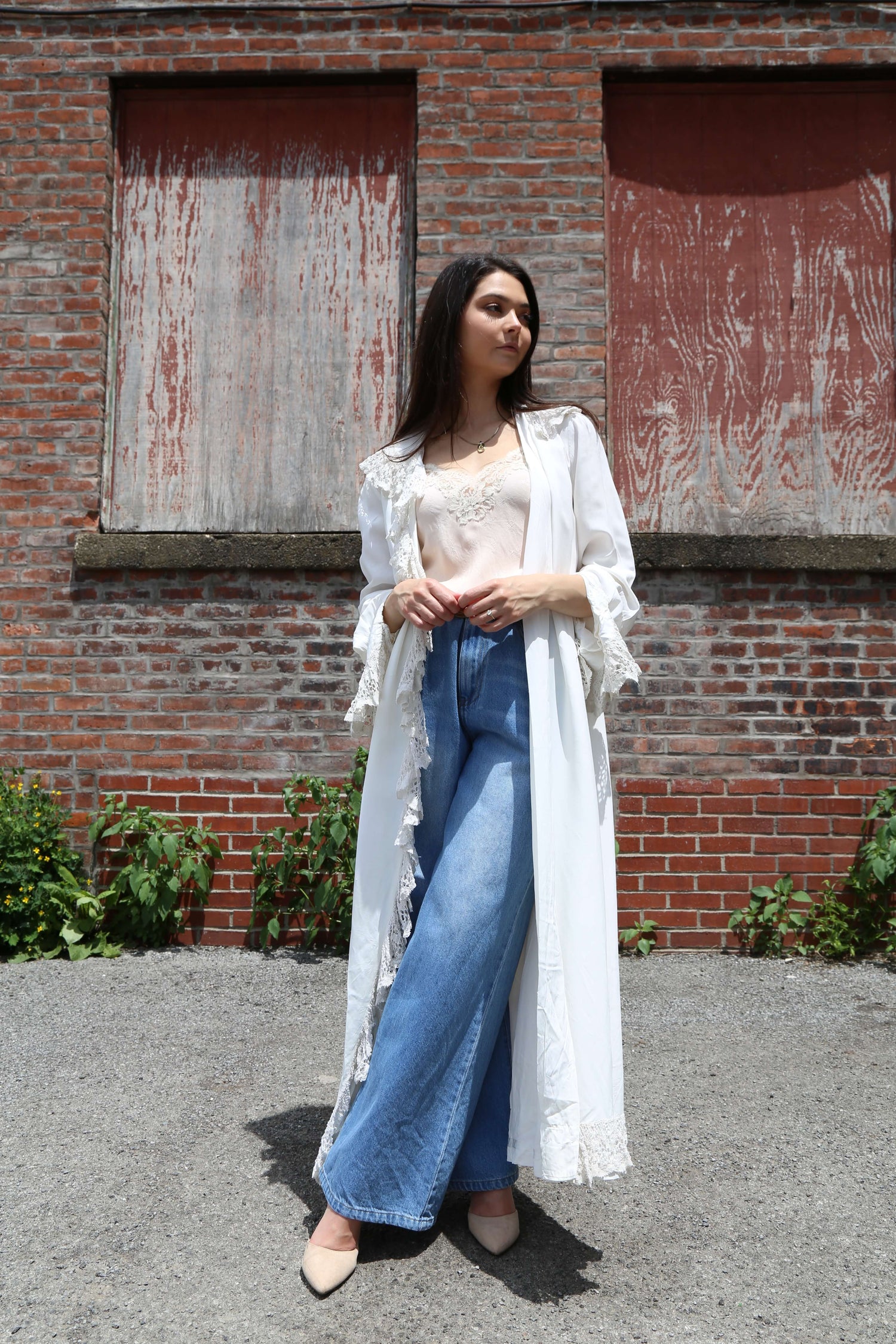 1910's Ruffled Duster Robe undergroundattic 1910's Ruffled Duster Robe undergroundattic