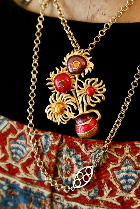 1980's Yves Saint Laurent for Avon Van Gogh Brooch