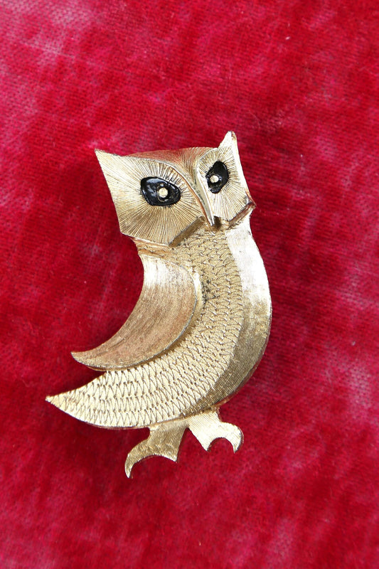 1970's The Handcrafter Owl Brooch