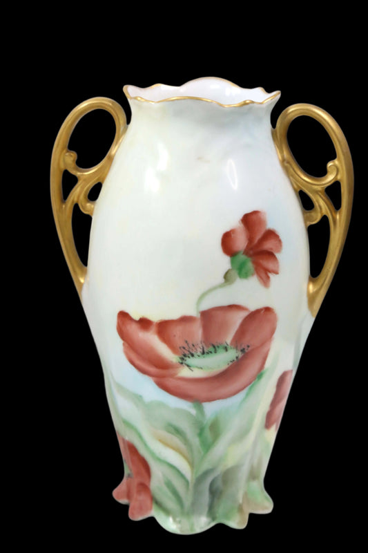1900's Antique MZ Austria Poppy Vase – Moritz Zdekauer