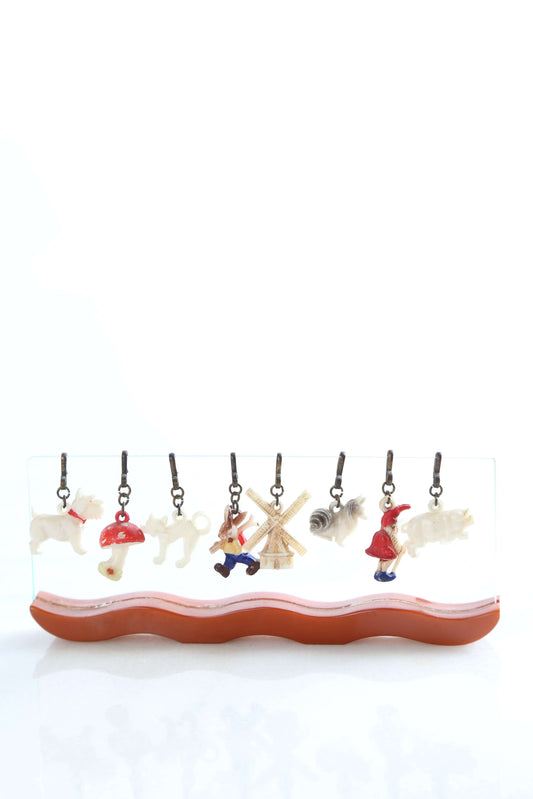 1930's Celluloid & Bakelite Drink Charm Set