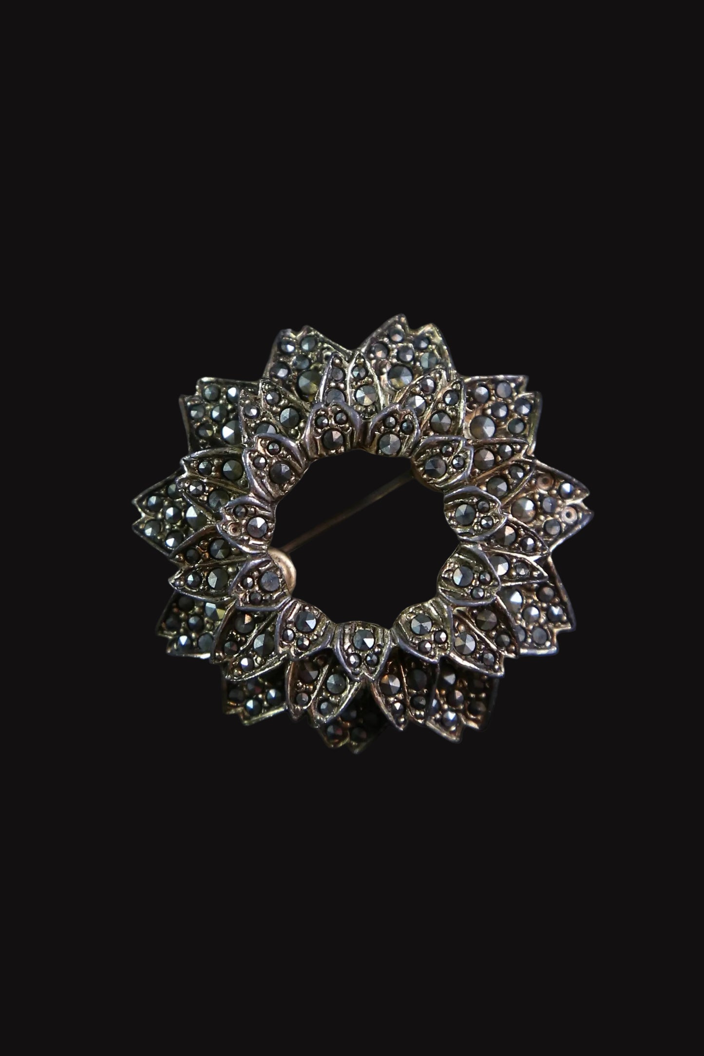 1940's Vogue Marcasite Brooch