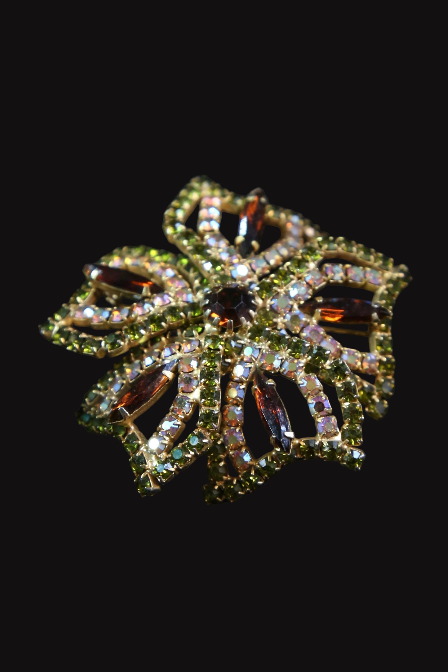1960's Fall Aurora Flower Brooch