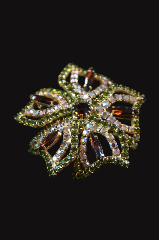 1960's Fall Aurora Flower Brooch