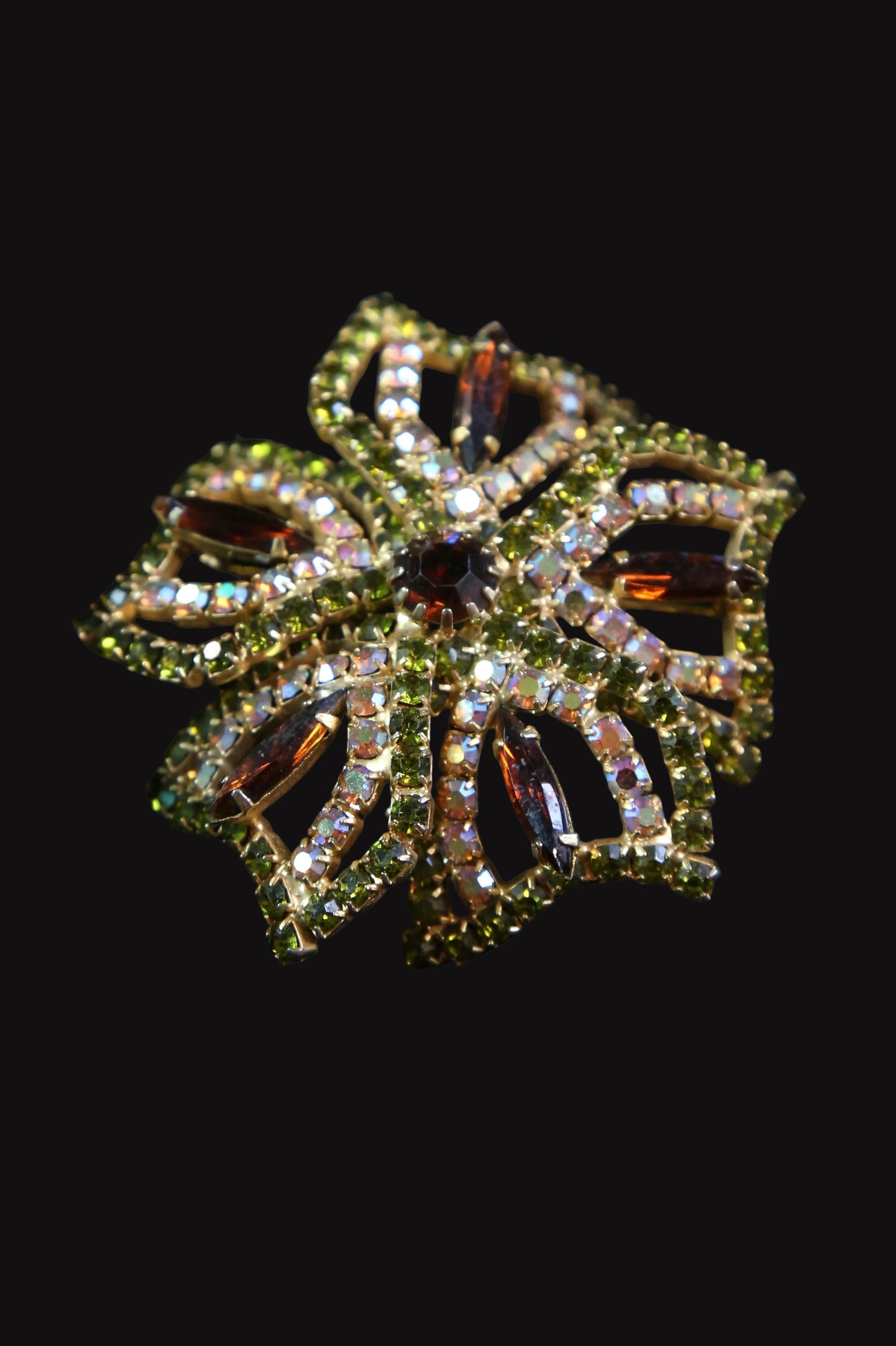 1960's Fall Aurora Flower Brooch