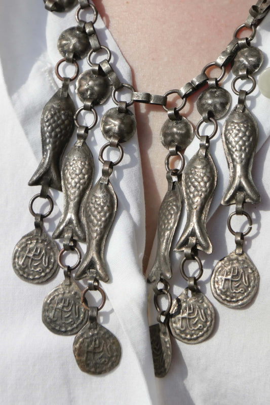 1960's Fish Bib Necklace