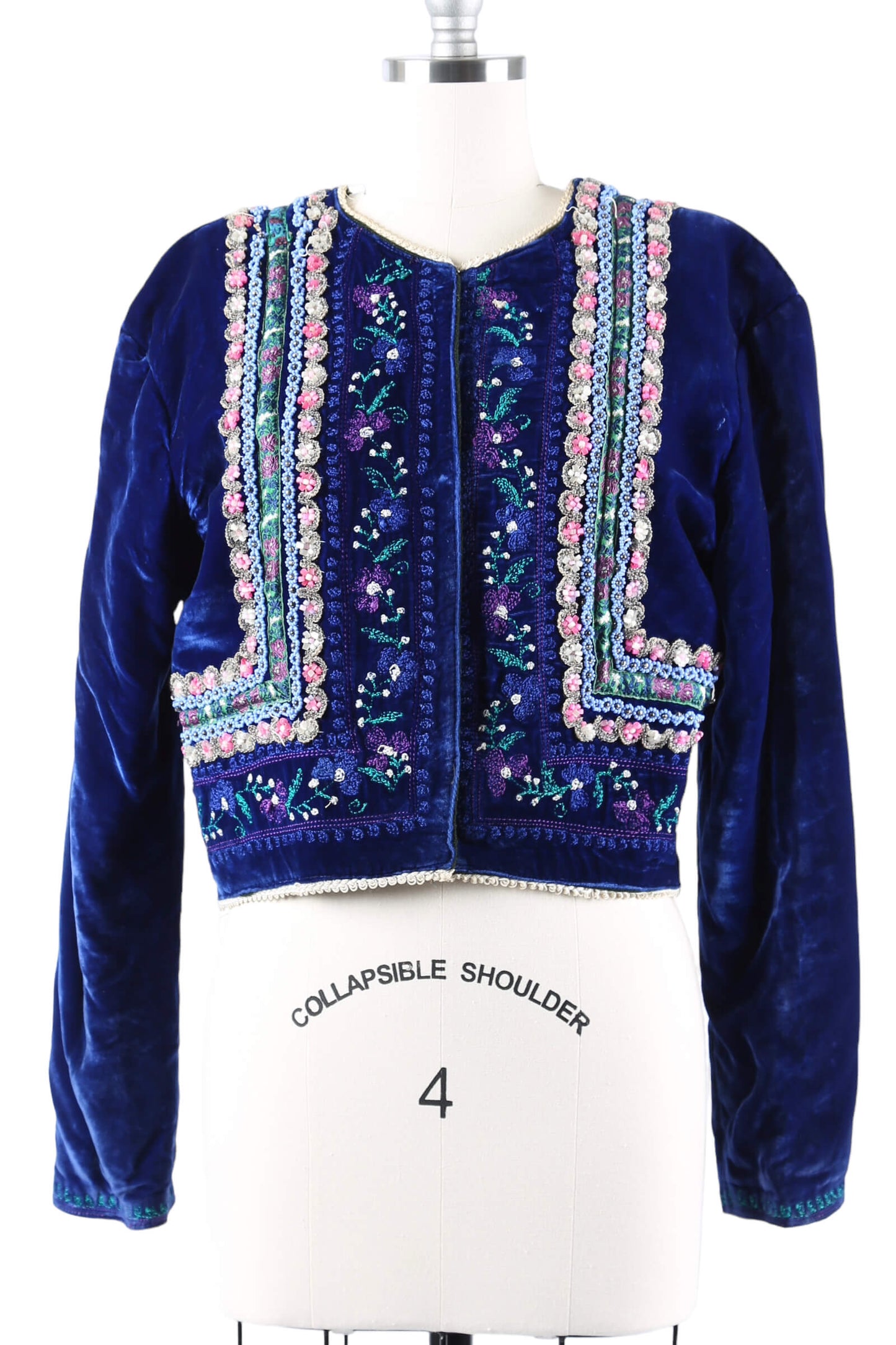 1982 Hungarian Beaded Velvet Jacket