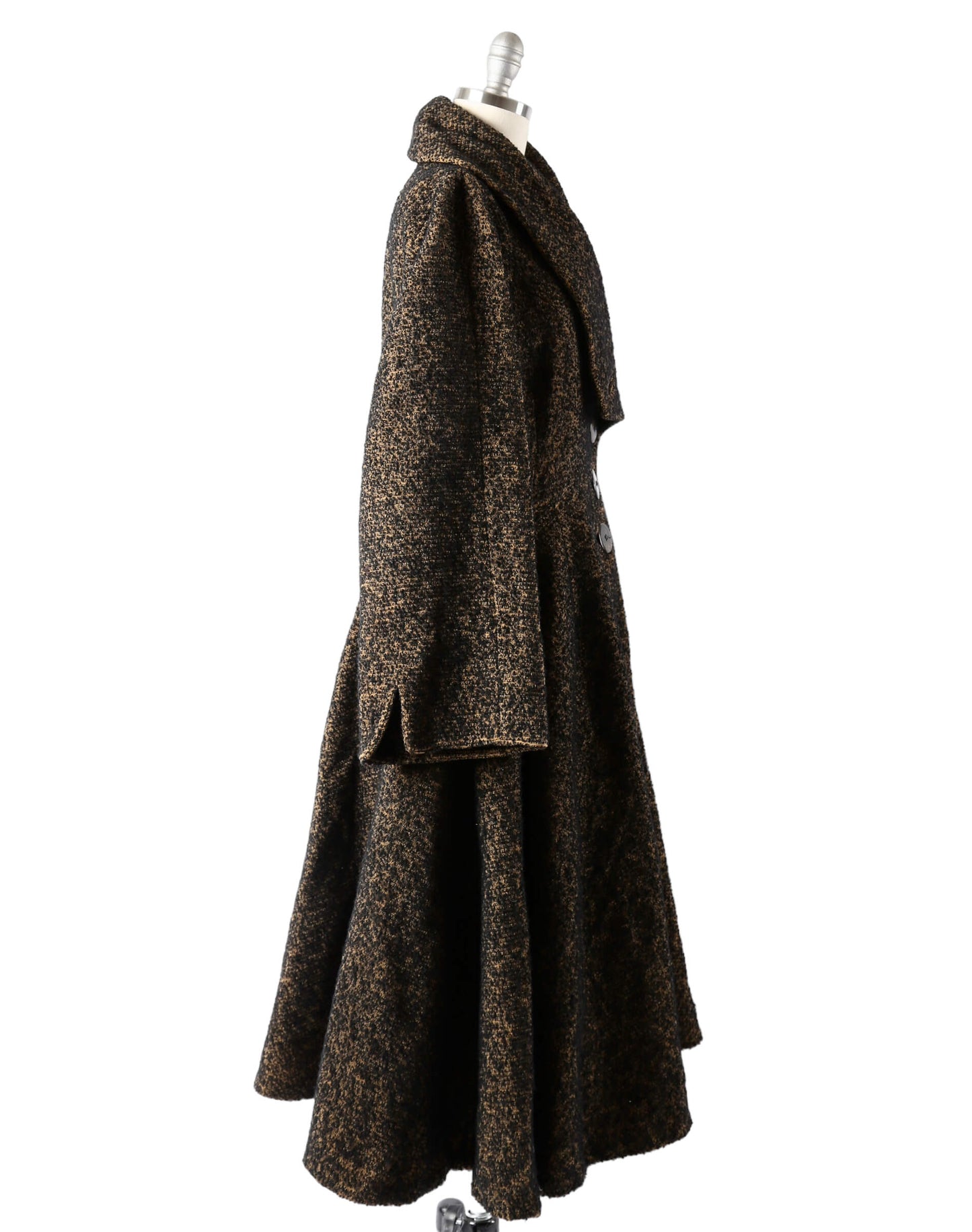 RARE 1940's Lilli Ann Wool Bouclé Princess Coat