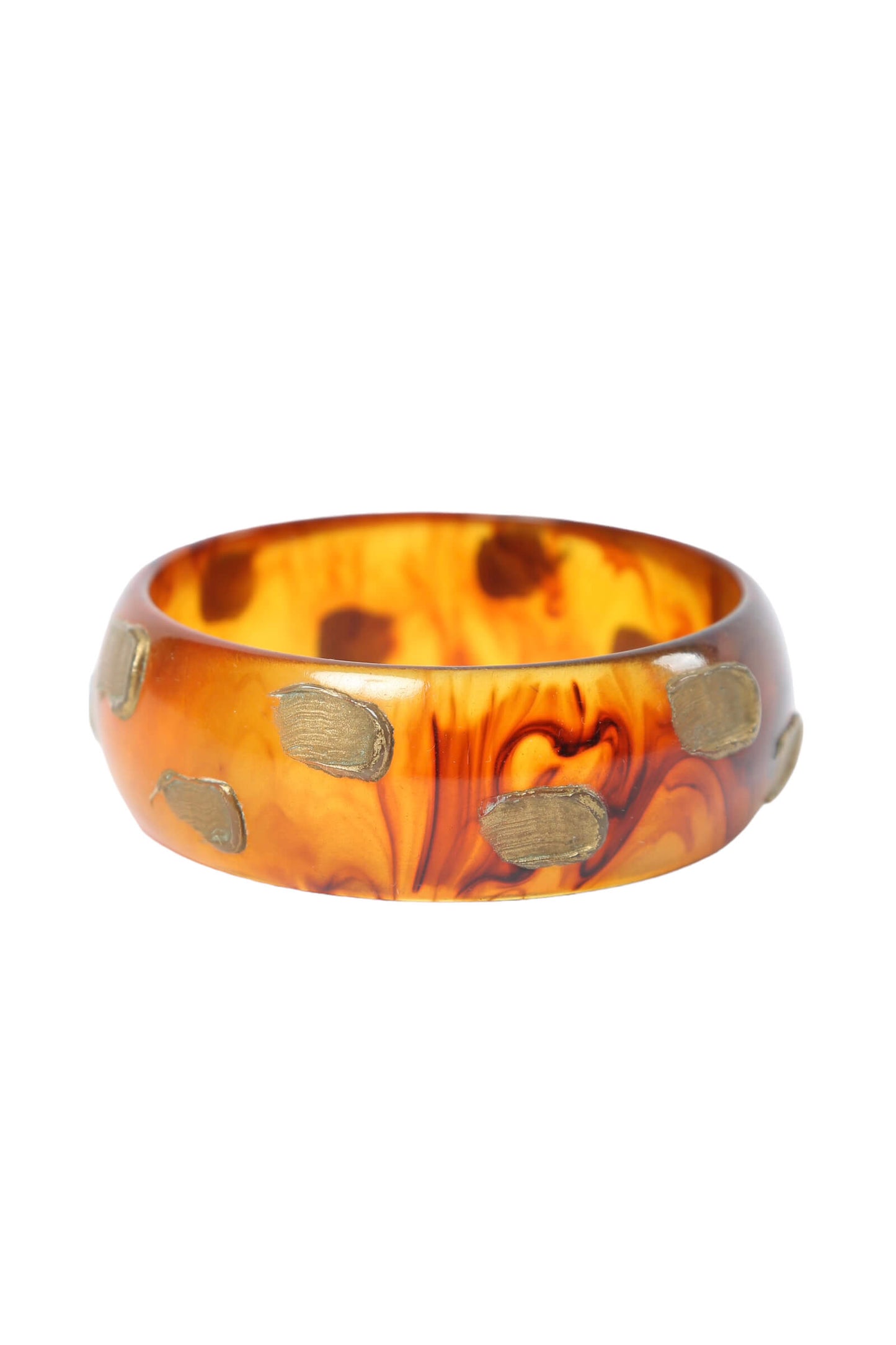 1940's Genuine Painted Bakelite Bangle