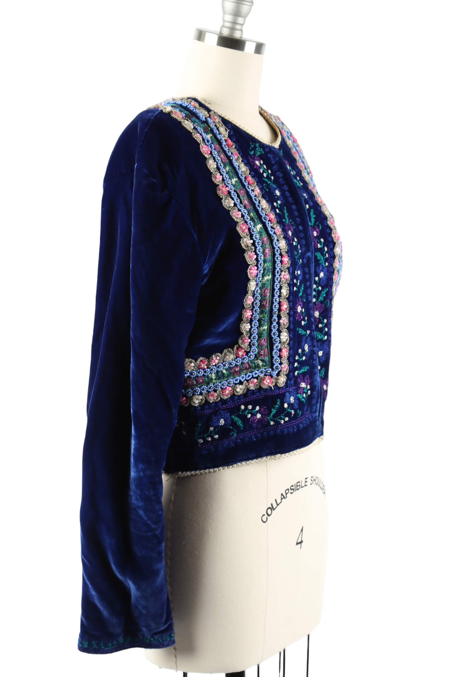 1982 Hungarian Beaded Velvet Jacket