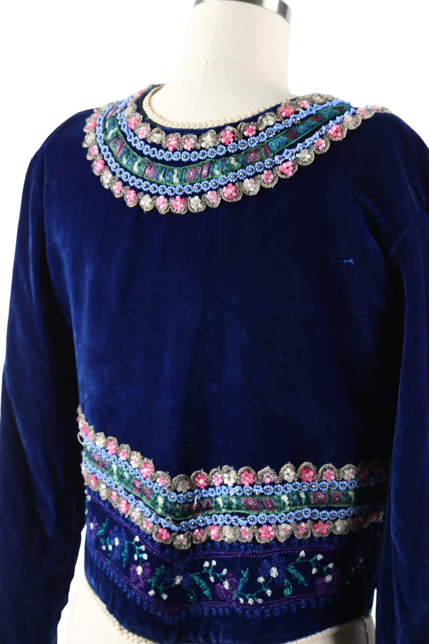 1982 Hungarian Beaded Velvet Jacket