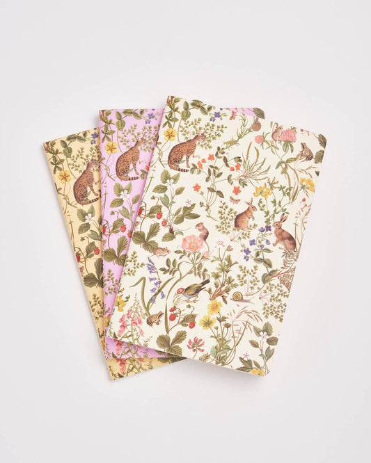 Meadow Creatures Notebooks - Pack of 3