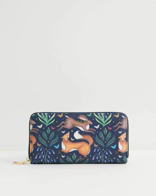 Large Hare and Fox Wallet