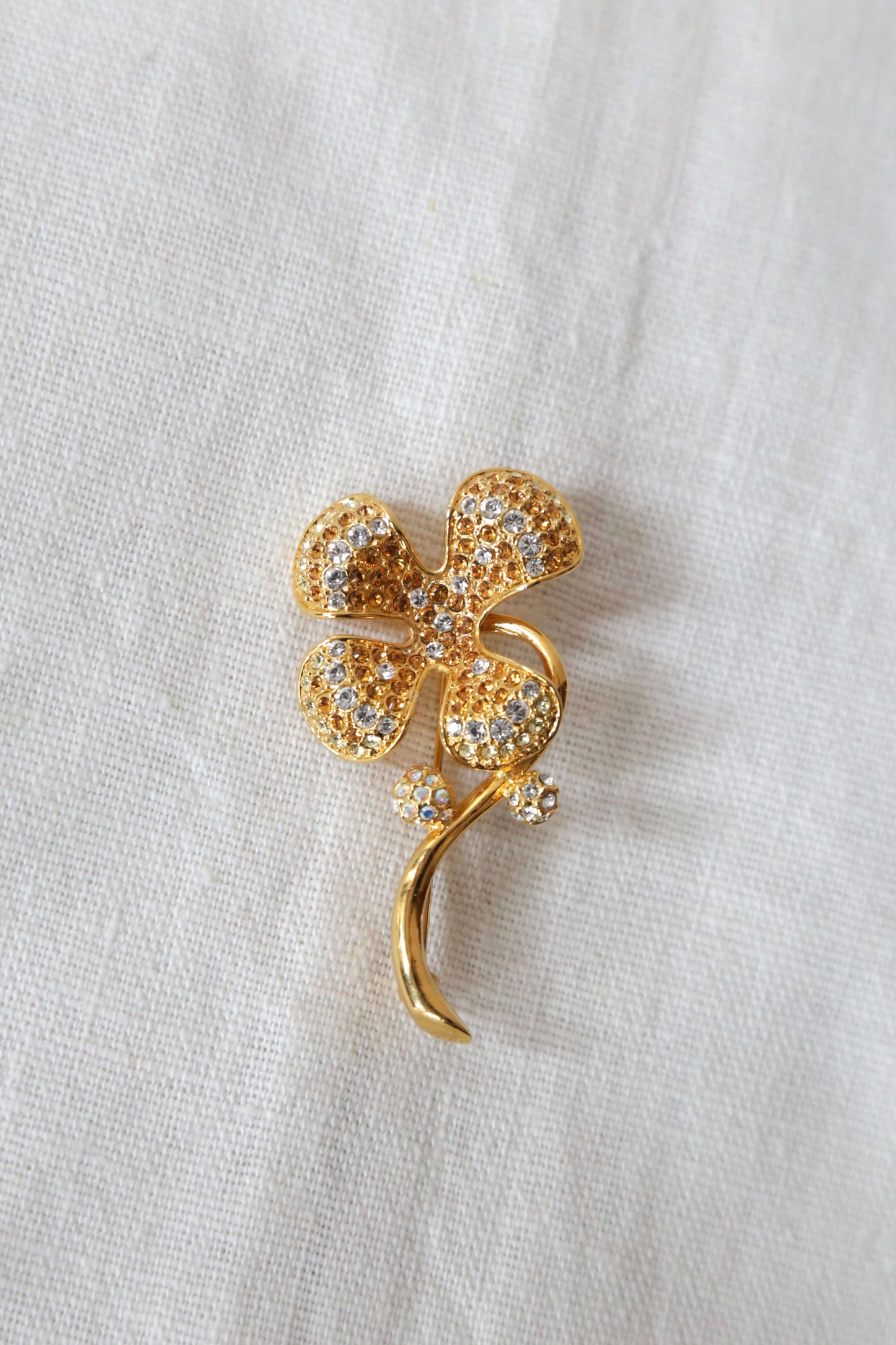 1990's JBK Four Leaf Clover Brooch