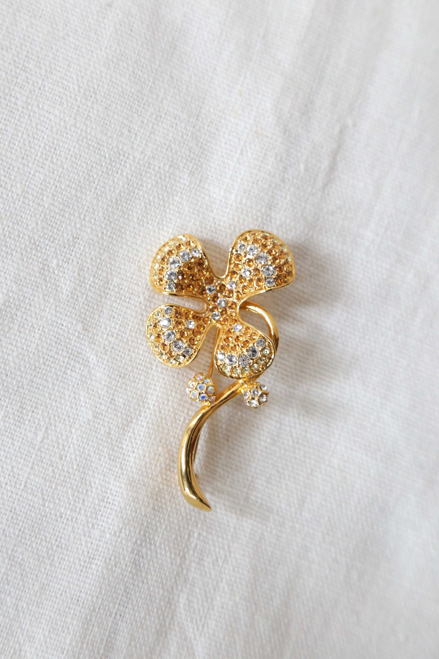 1990's JBK Four Leaf Clover Brooch