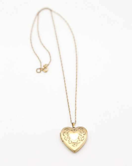 1940's Gold-filled Sweetheart Locket
