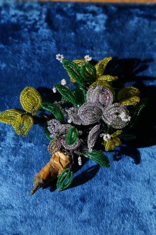 1910's French Beaded Flowers