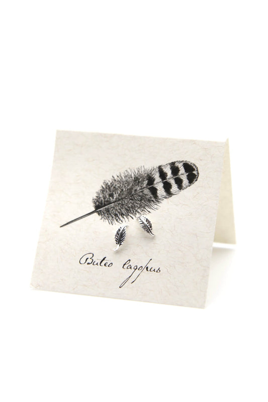 Feather Stud Earrings
