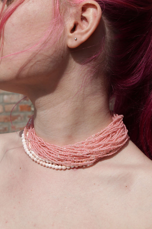 1950's Eugene Pink Statement Necklace