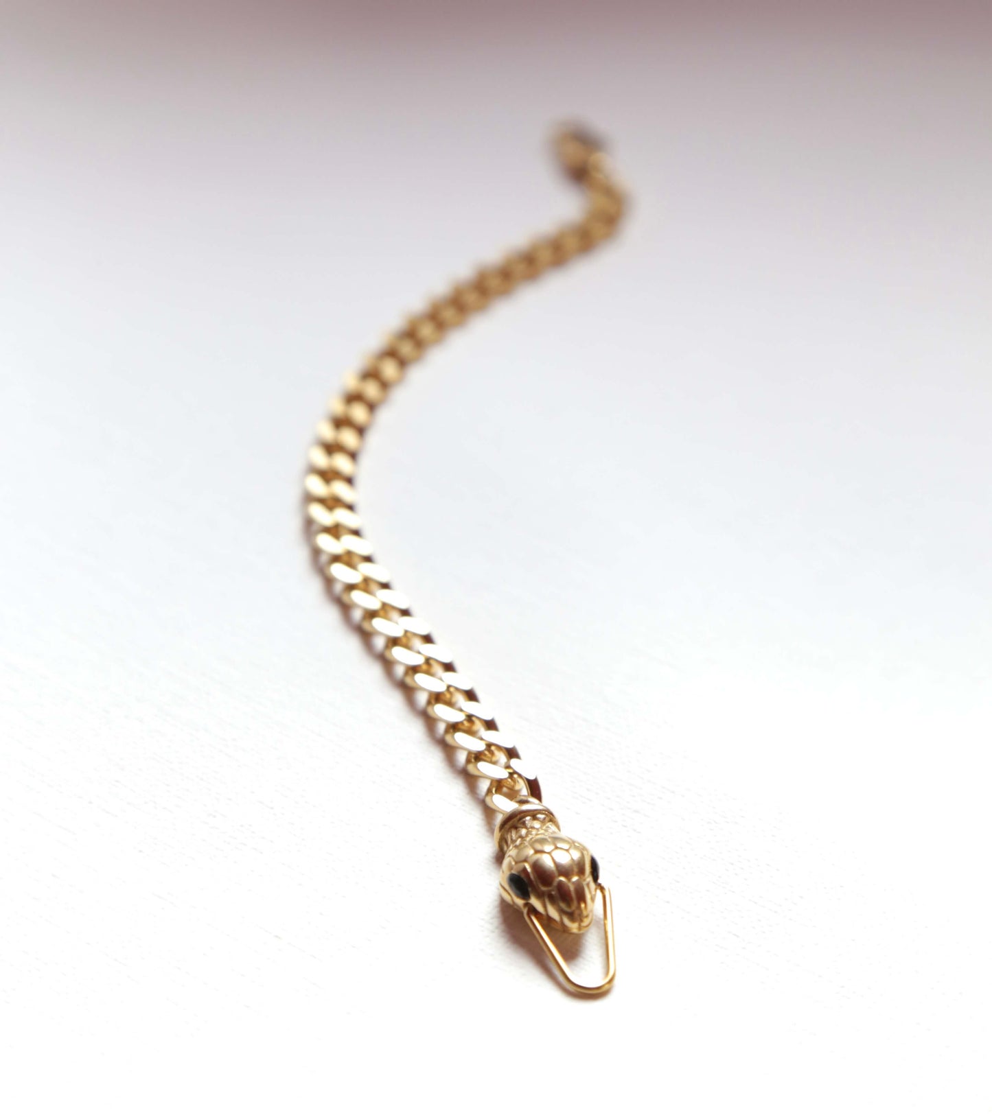 Golden Snake Link Bracelet