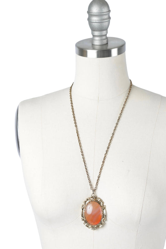 1970's Agate Pendant