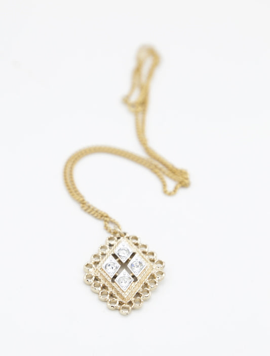 1970s Sarah Coventry “Candle Light” Pendant